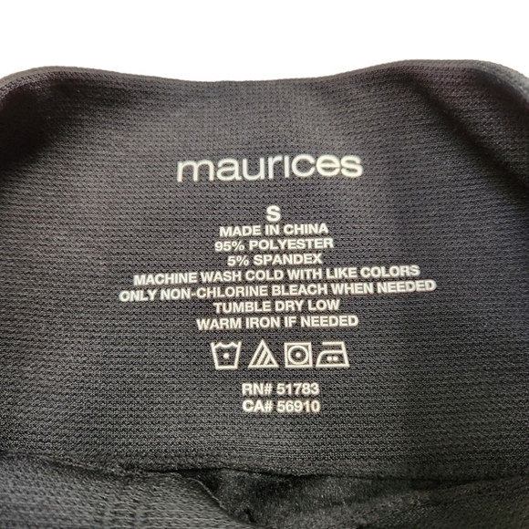 NEW WITH TAGS Maurices black high rise elastic waistband althleisure leggings - Picture 6 of 7